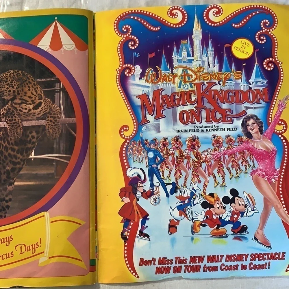 Vintage Ringling Brothers and Barnum and Bailey Circus program 1984 program
